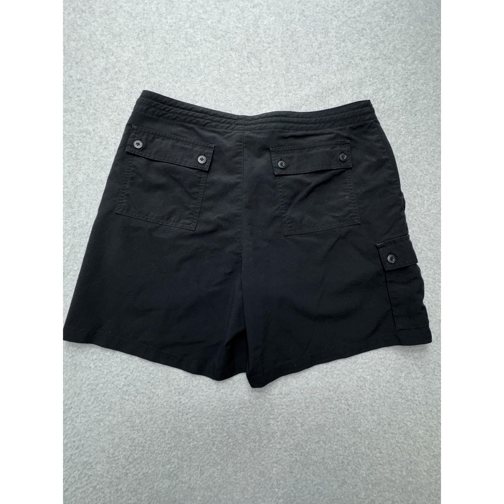 Patagonia Shorts Womens 12 Black Cargo Outdoor Drawstring Waist Pocket Hiking - Picture 7 of 14